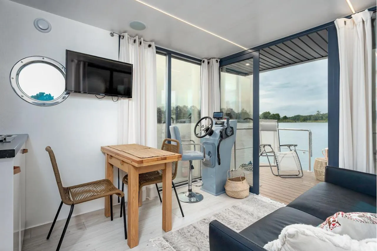 보트호텔 Lemuria Houseboat - Plywajacy Domek Na Wodzie 브로츠와프