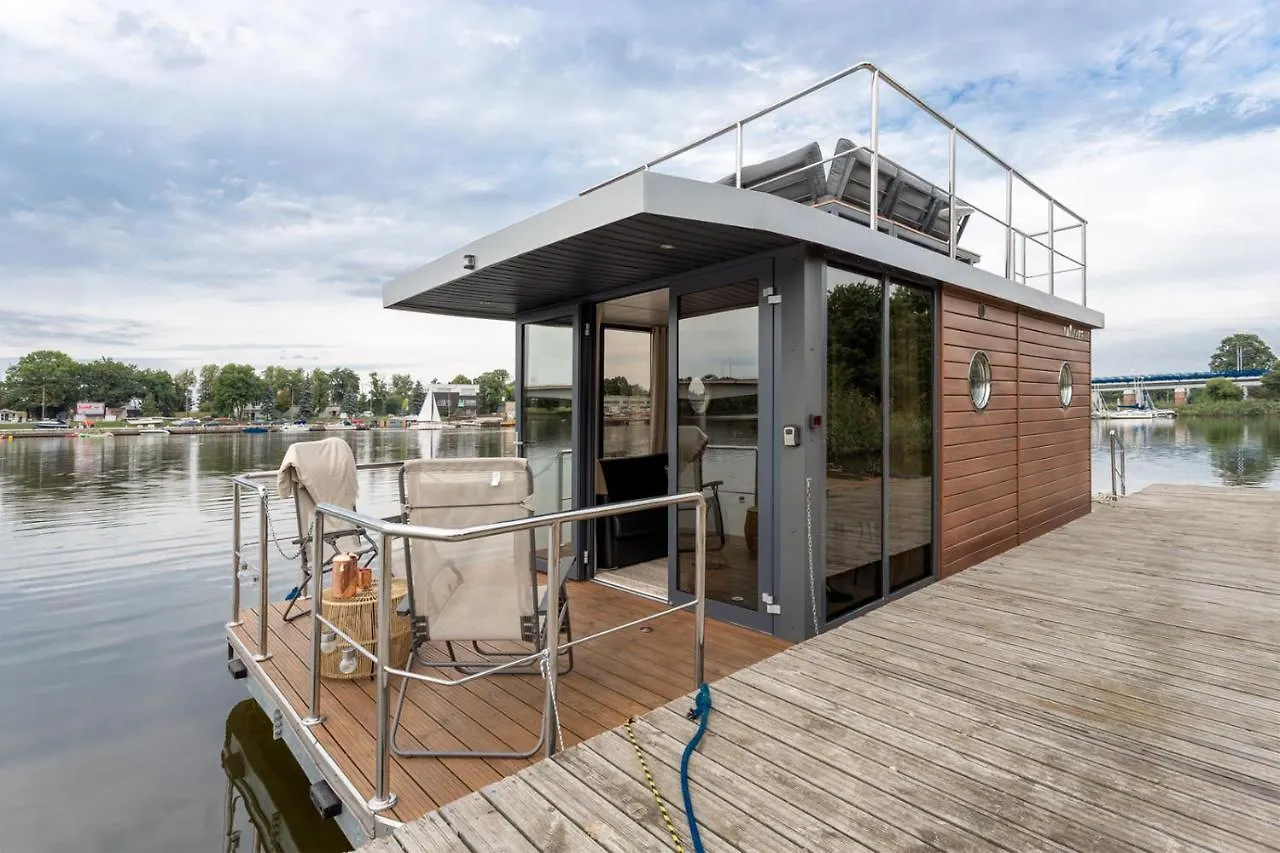Lemuria Houseboat - Plywajacy Domek Na Wodzie 브로츠와프 0*,